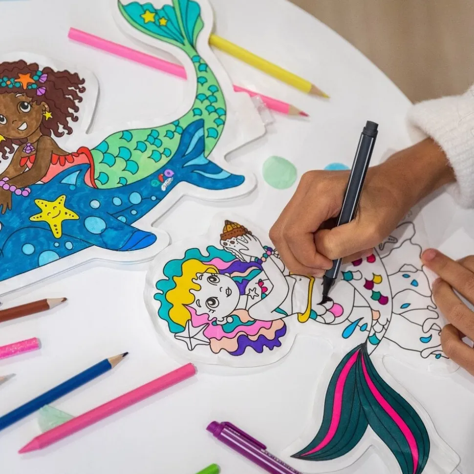 Ara Creative | Opblaasbare kleurplaten Zeemeerminnen & Princes