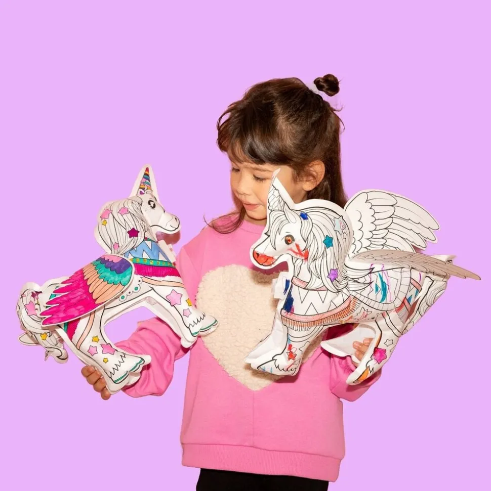 Ara Creative | Opblaasbare kleurplaten | Unicorns