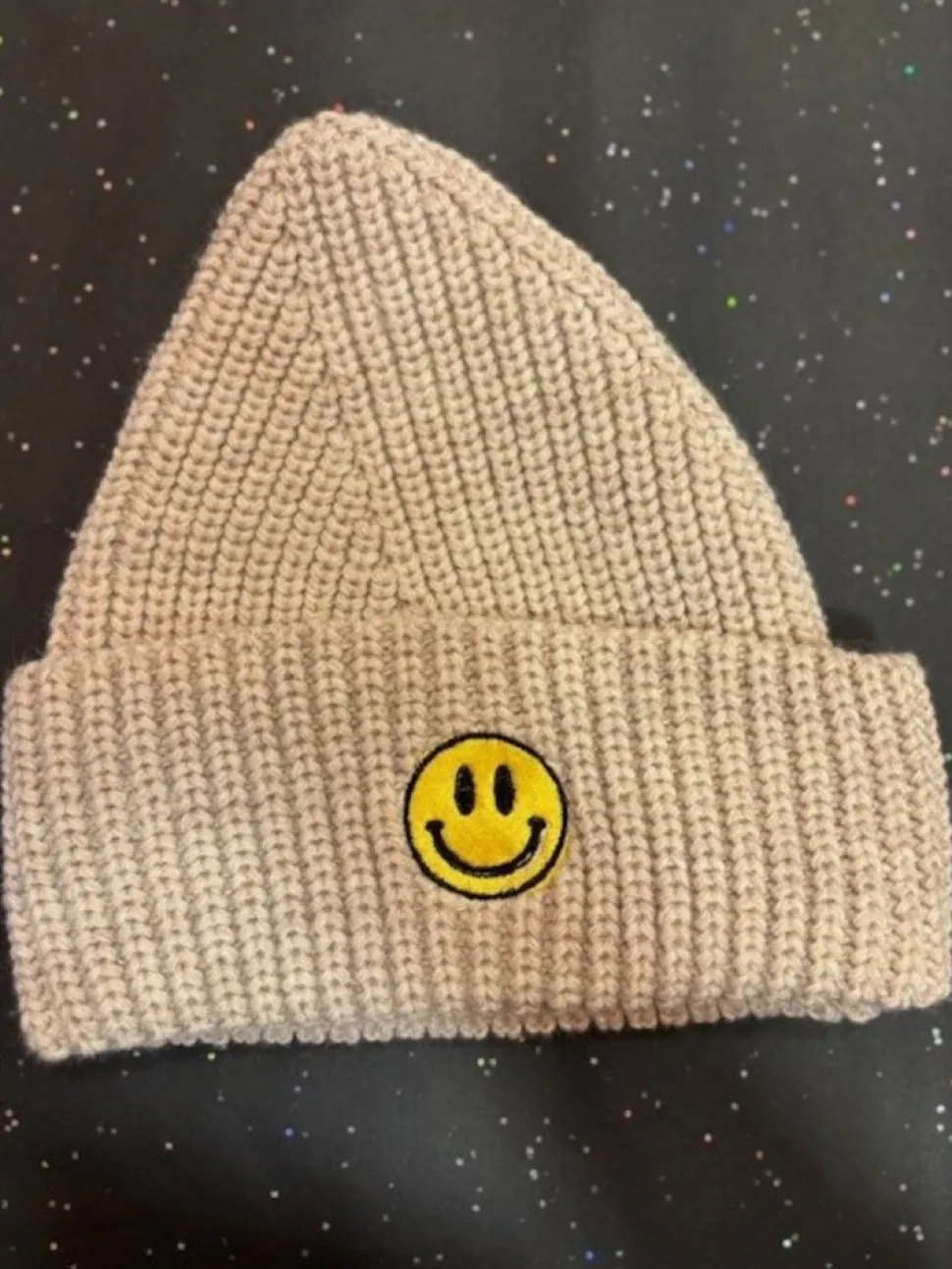Atelier Pomme | BONJOUR BEIGE ADULT | SMILEY