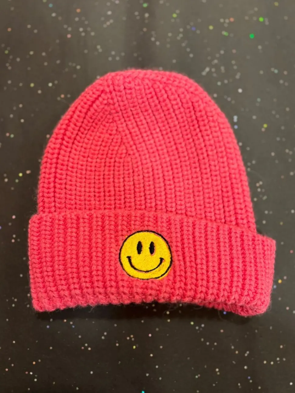 Atelier Pomme | ROCK THAT BEANIE - BLOWY BUBBLEGUM | SMILEY | 3-8Y