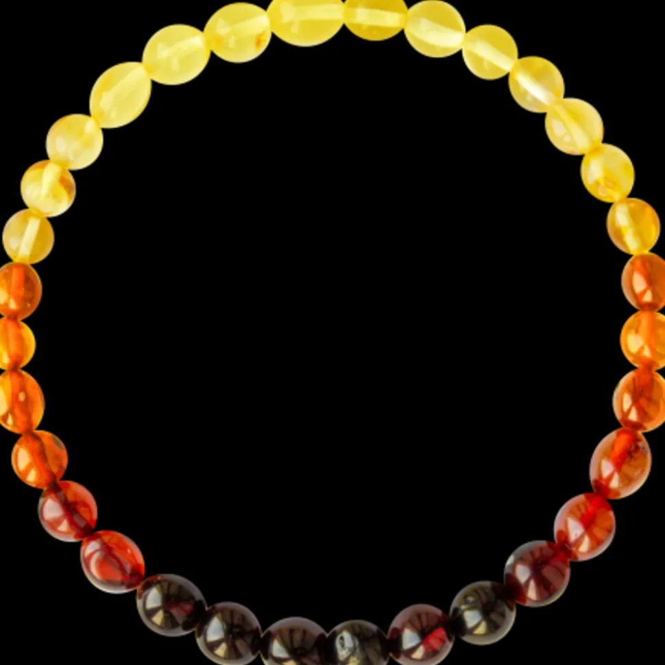 Barnsteen | Ketting 19 cm | 3 color glimmend