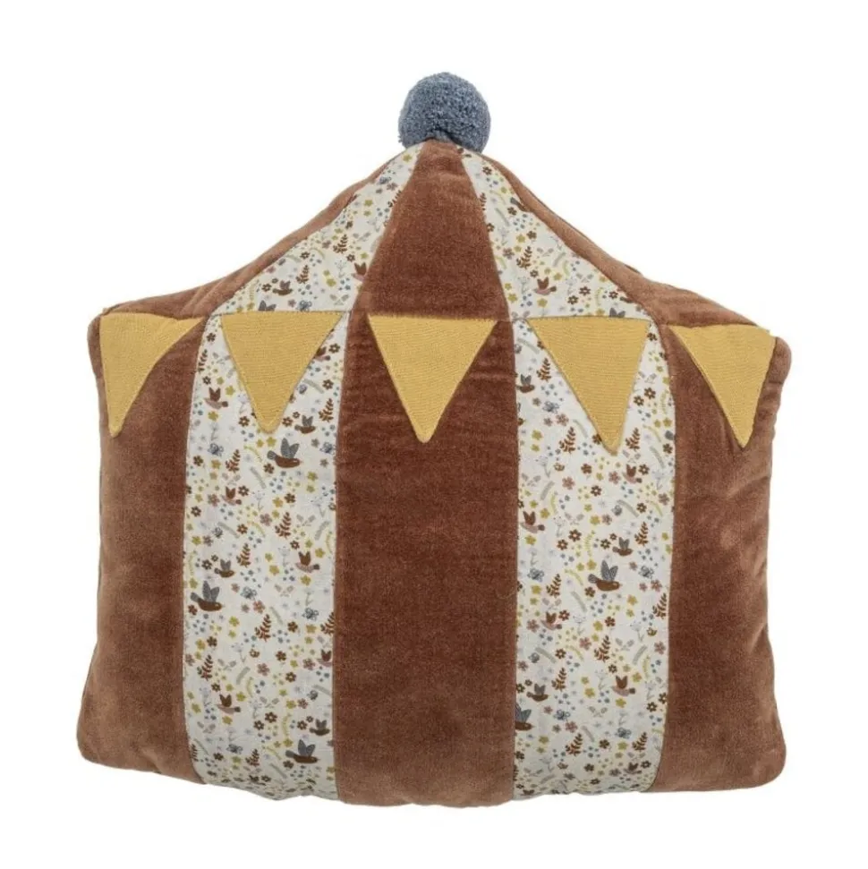 BLOOMINGVILLE | Raffe Pillow | Orange cotton