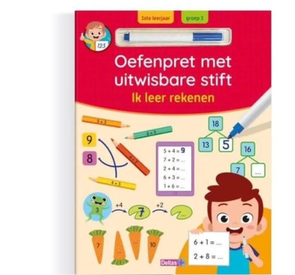 Boek | Oefenpret met uitwisbare stift | Ik leer rekenen