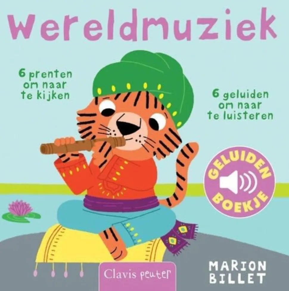 Boek : Wereldmuziek ( geluidenboek)