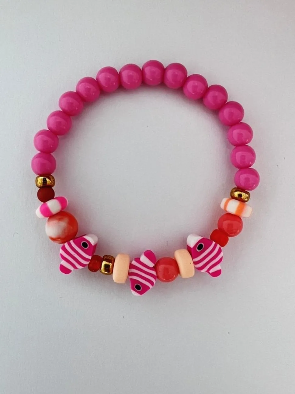 By Melo | Armbandje Roze Visje