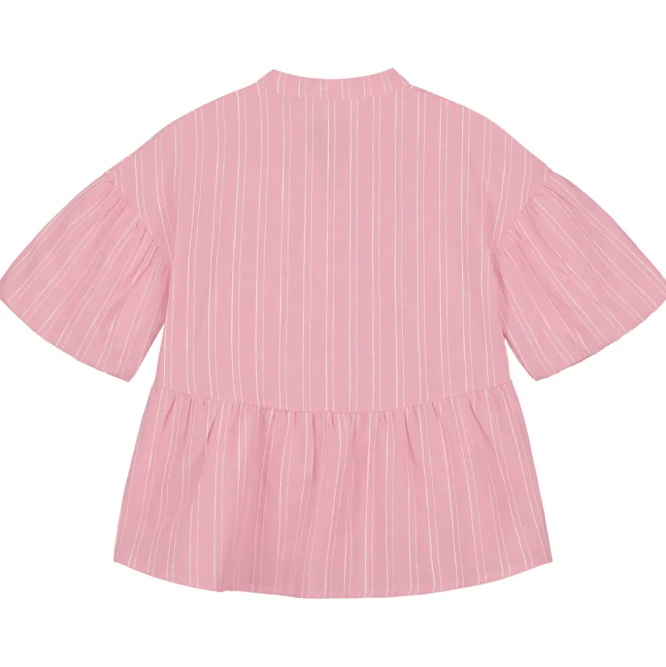 Charlie Petite | Isabelle Dress | Stripes Pink/White