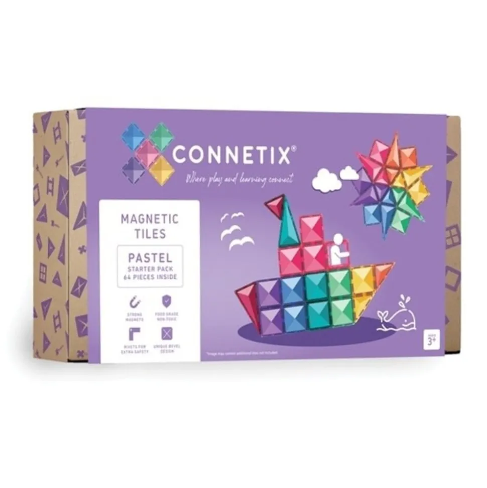 Connetix | Pastel starter Pack 64 pc