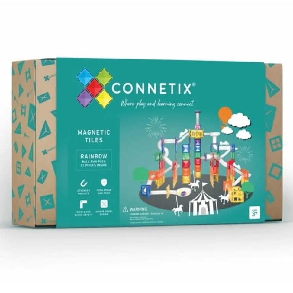 Connetix Tiles | Ball Run Pack EU I 92 Pieces