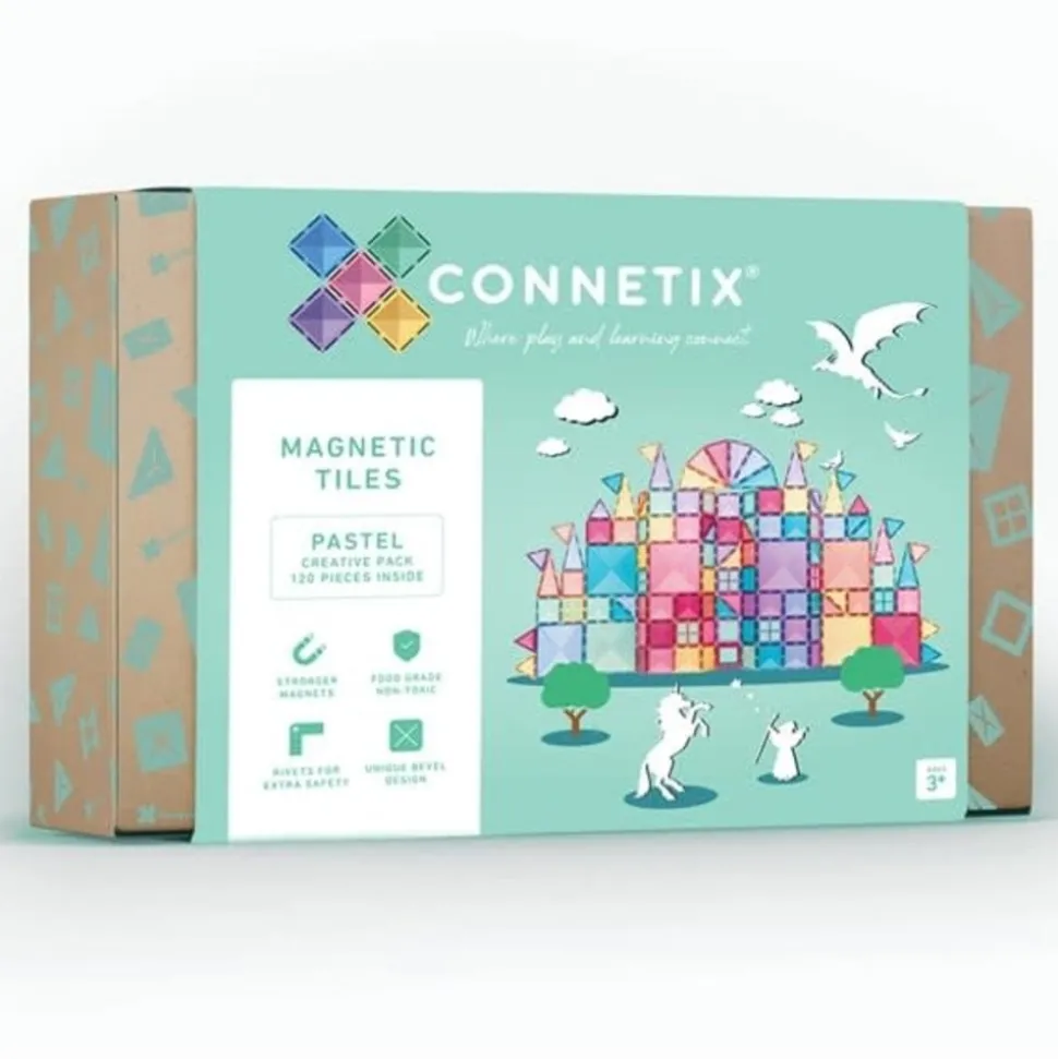 Connetix Tiles | Pastel Creative Pack (120st)