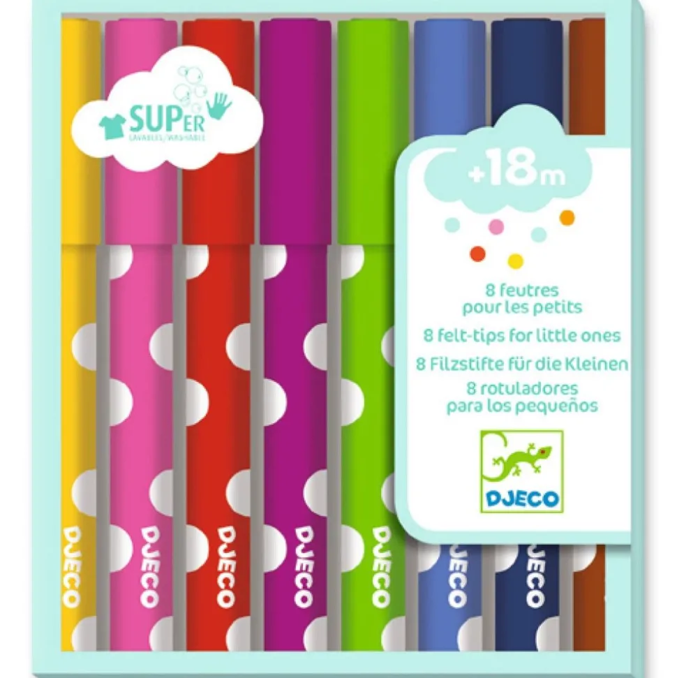 Djeco | Viltstiften 8 stuks