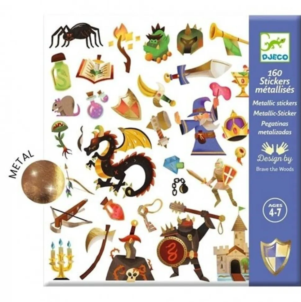 Djeco | Stickers | Middeleeuwse fantasie