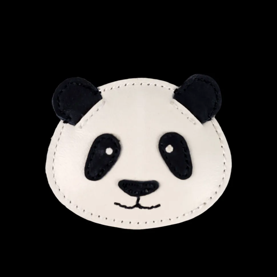Donsje Amsterdam | Josy Classic Hairclip | Panda | Off White Leather