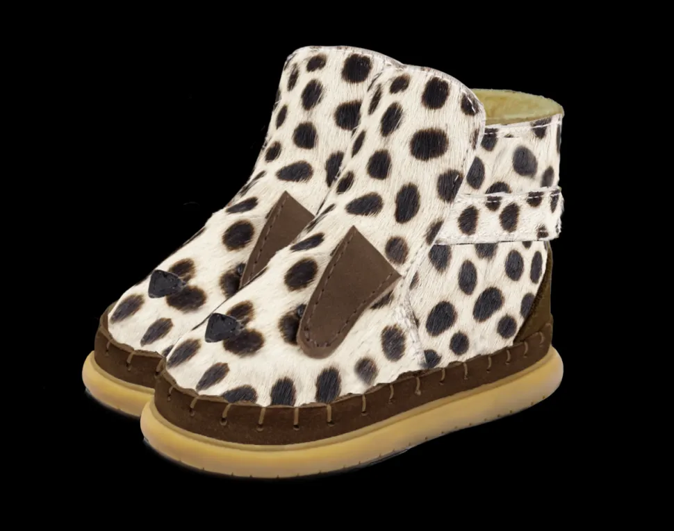 Donsje Amsterdam | Dubu Exclusive Shoes | Dalmatian | Black Spotted Cow Hair