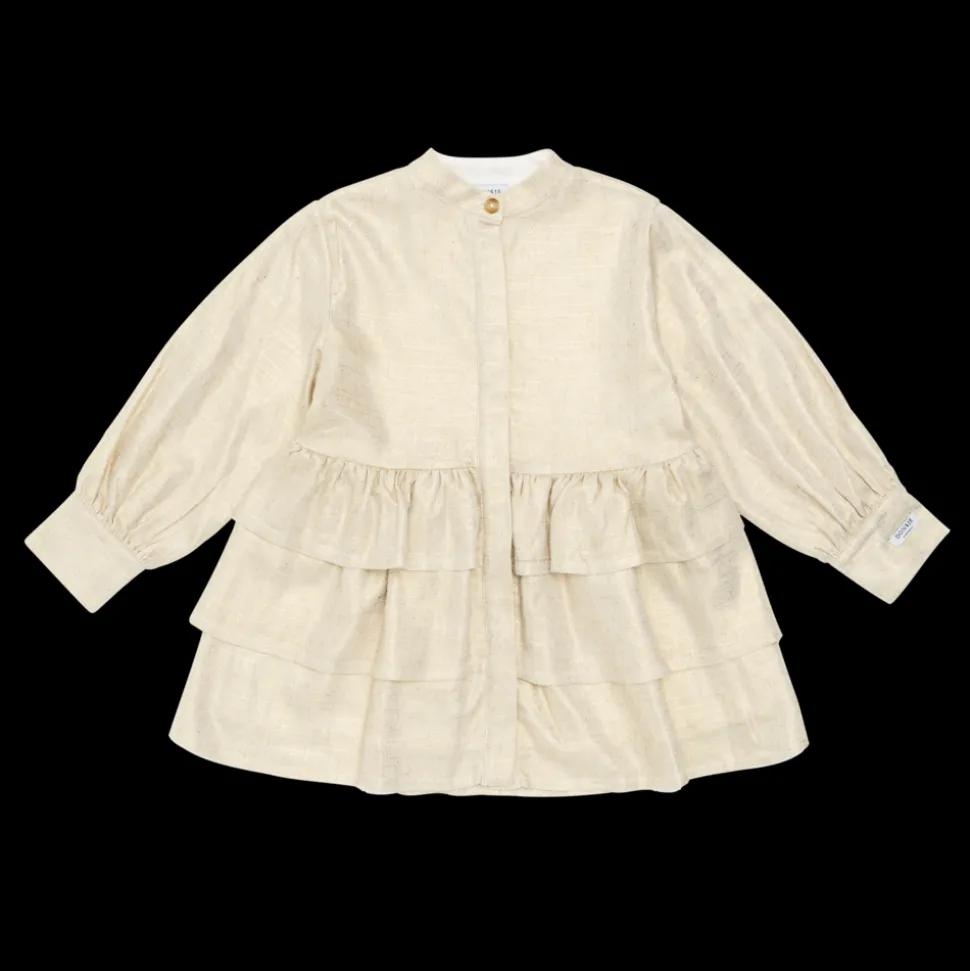 Donsje Amsterdam | Jazzley Dress | Soft Sand Metallic