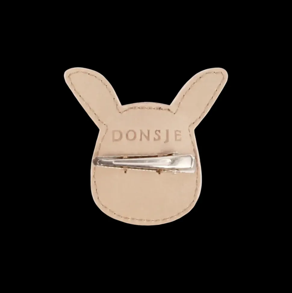 Donsje Amsterdam | Josy Classic Hairclip | Bunny | Taupe Nubuck