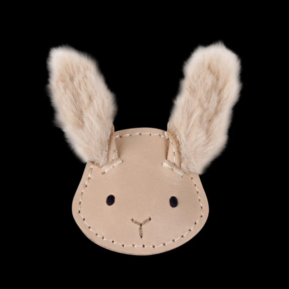 Donsje Amsterdam | Josy Exclusive Hairclip | Fluffy Bunny | Light Rust Leather