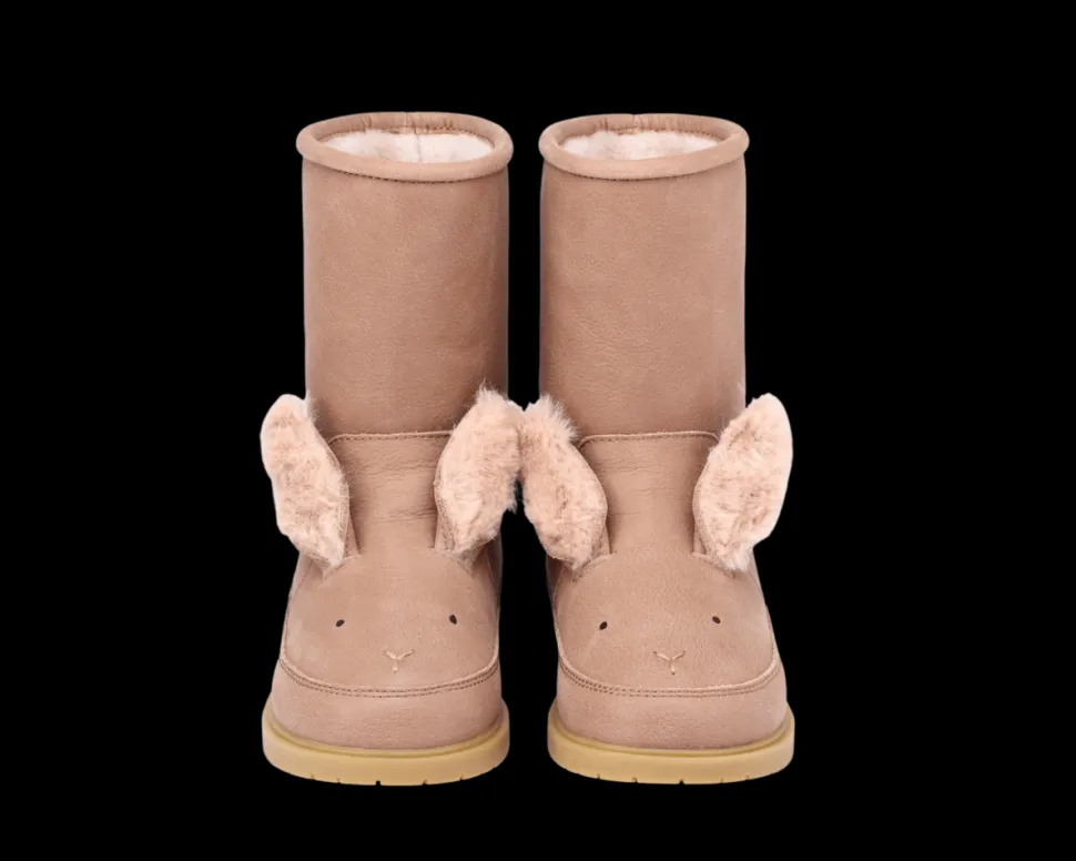 Donsje Amsterdam | Wadudu Exclusive Boots | Fluffy Bunny | Hazelnut Leather