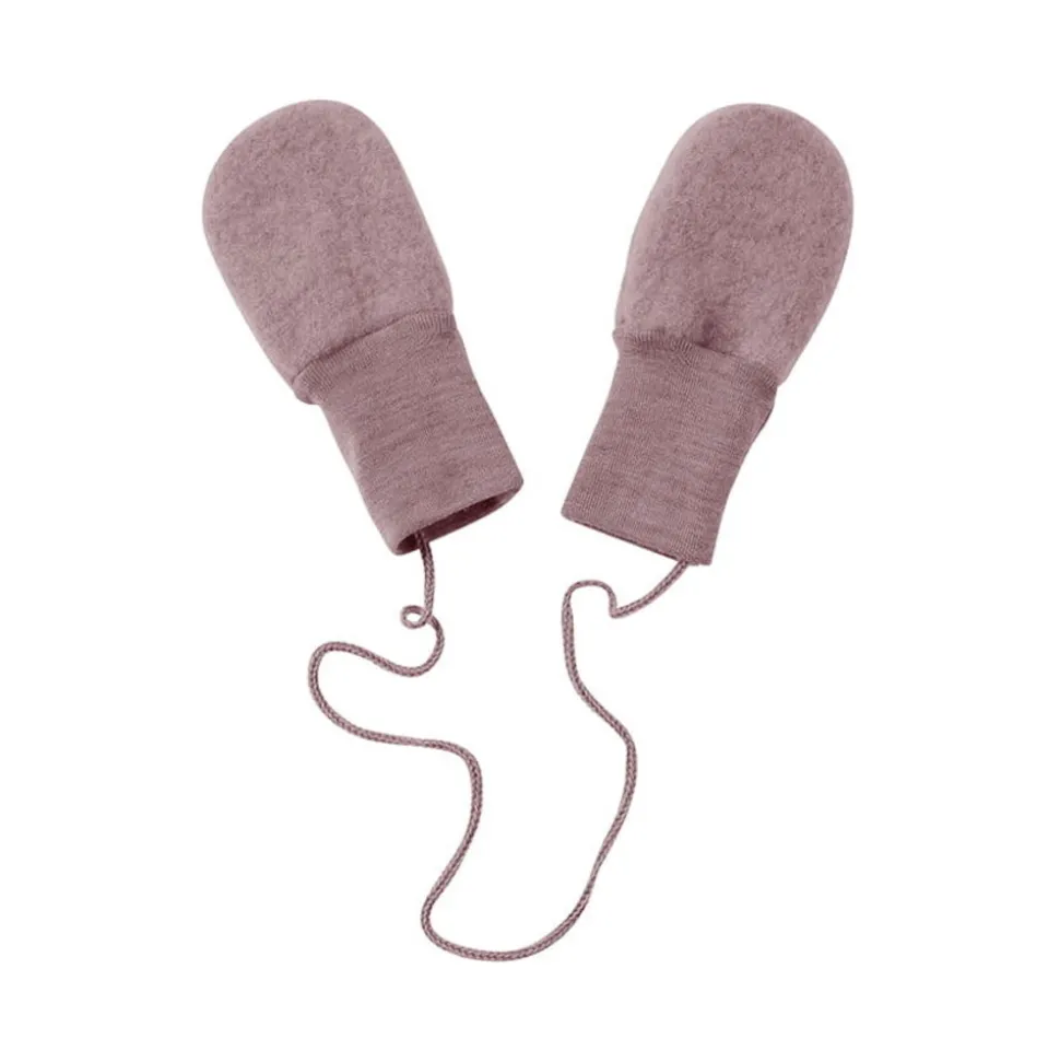 Engel Natur: Baby Mittens Rosewood Melange