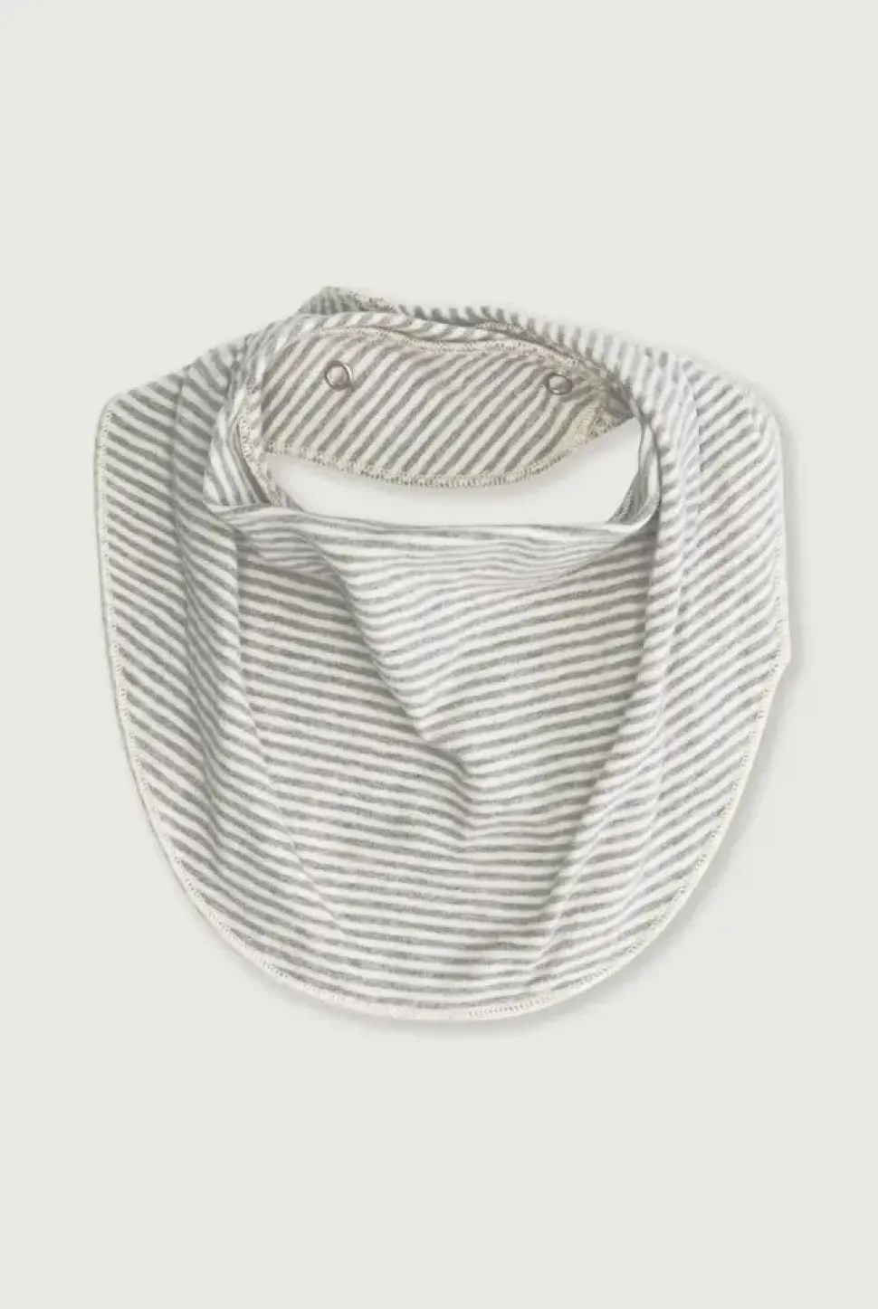 Gray Label | Baby Bib GOTS | Grey Melange - Cream