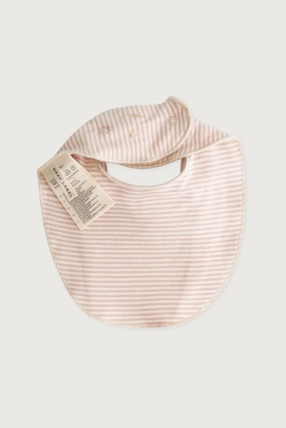 Gray Label | Baby Bib GOTS | Faded Pink - Cream