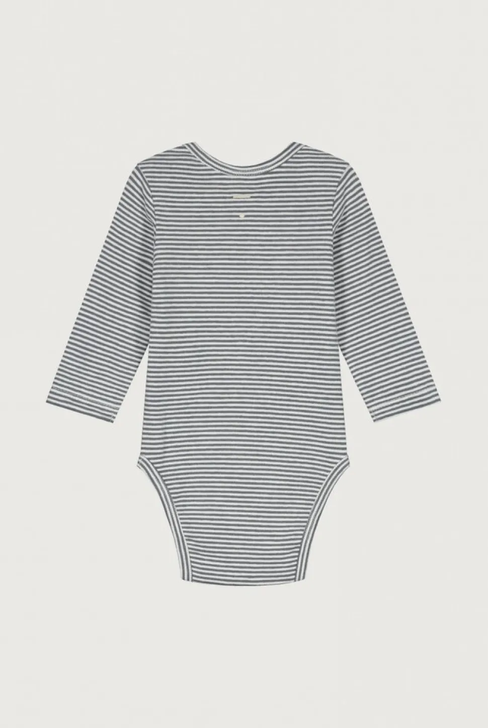 Gray Label | Baby L/S Onesie GOTS | Blue Grey - Cream