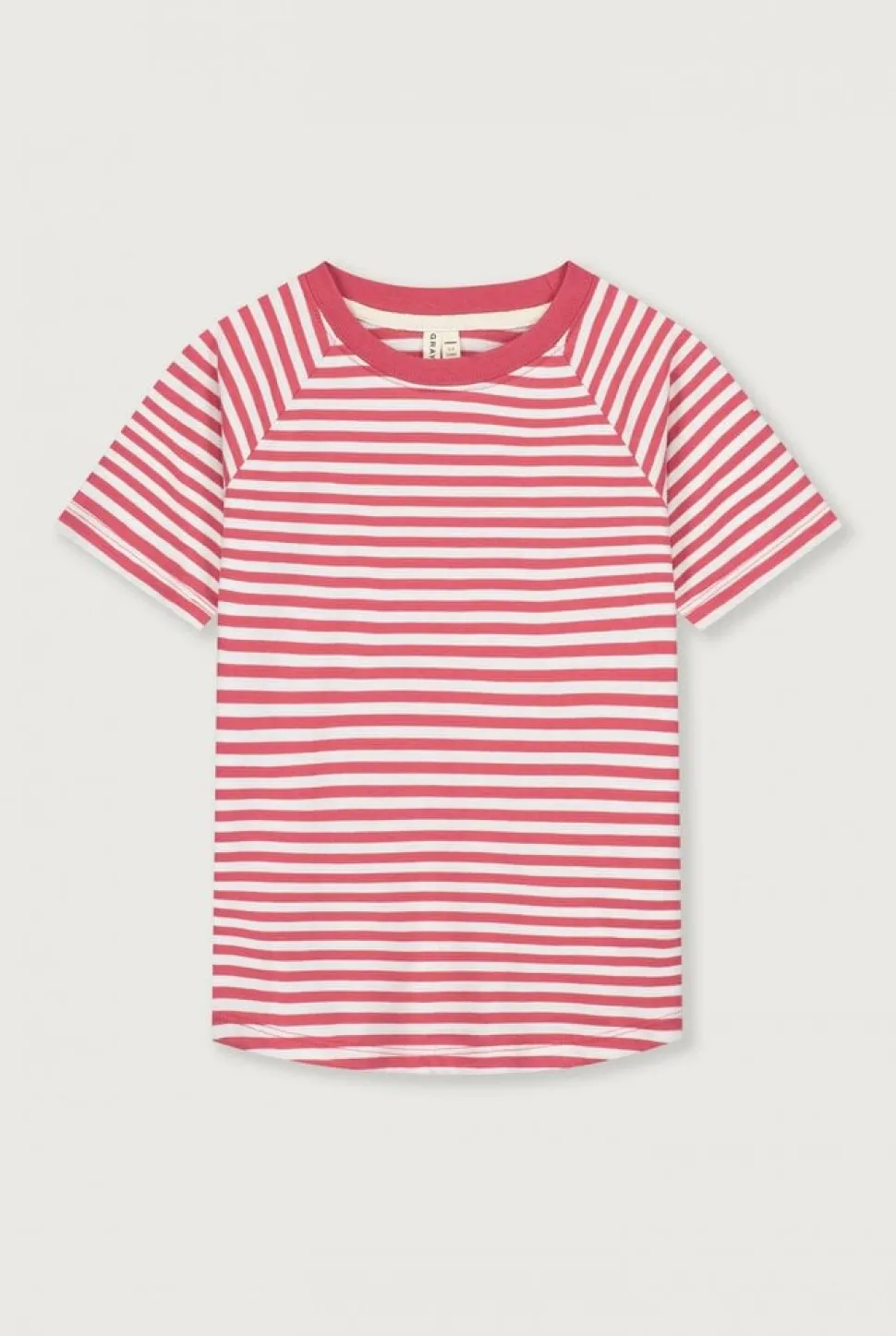 Gray Label | Crewneck Tee GOTS | Cherry - Off White