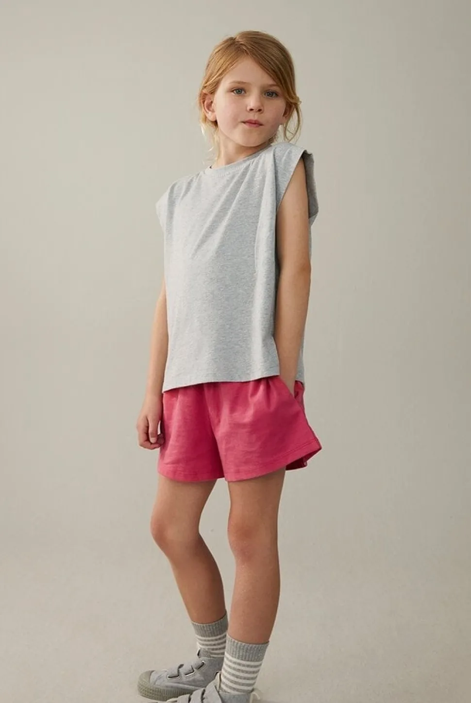 Gray Label | Elasticated Shorts GOTS | Cherry