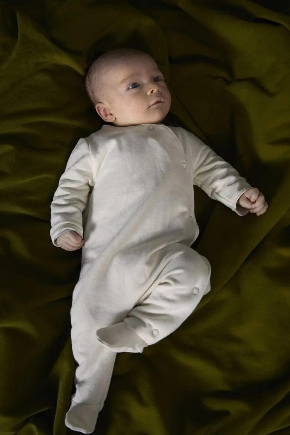 Gray Label | Newborn Suit with Snaps GOTS | Cream
