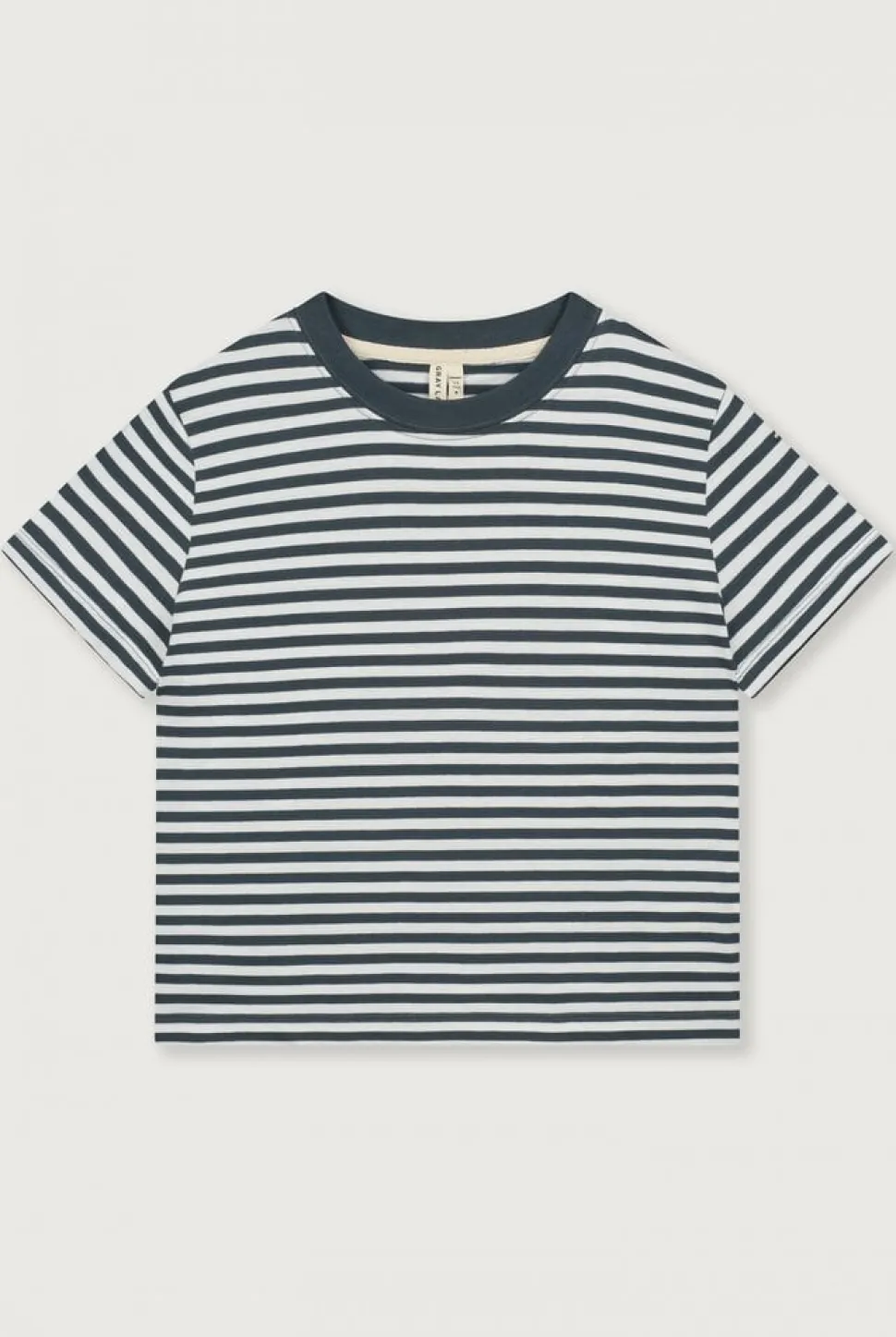 Gray Label | Oversized Tee GOTS | Blue Grey - Off White
