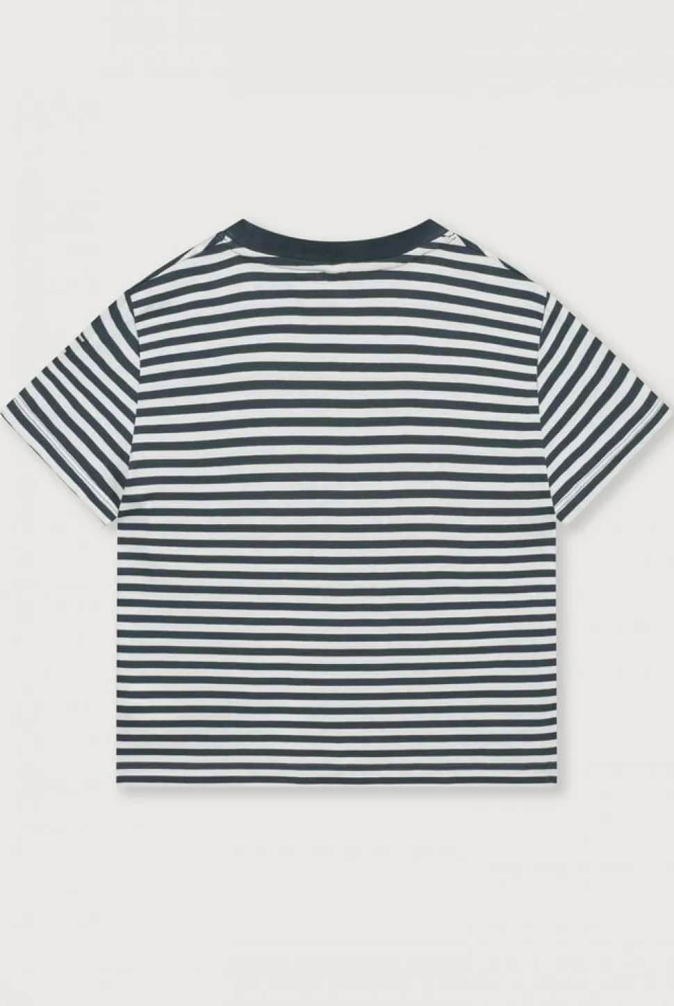 Gray Label | Oversized Tee GOTS | Blue Grey - Off White