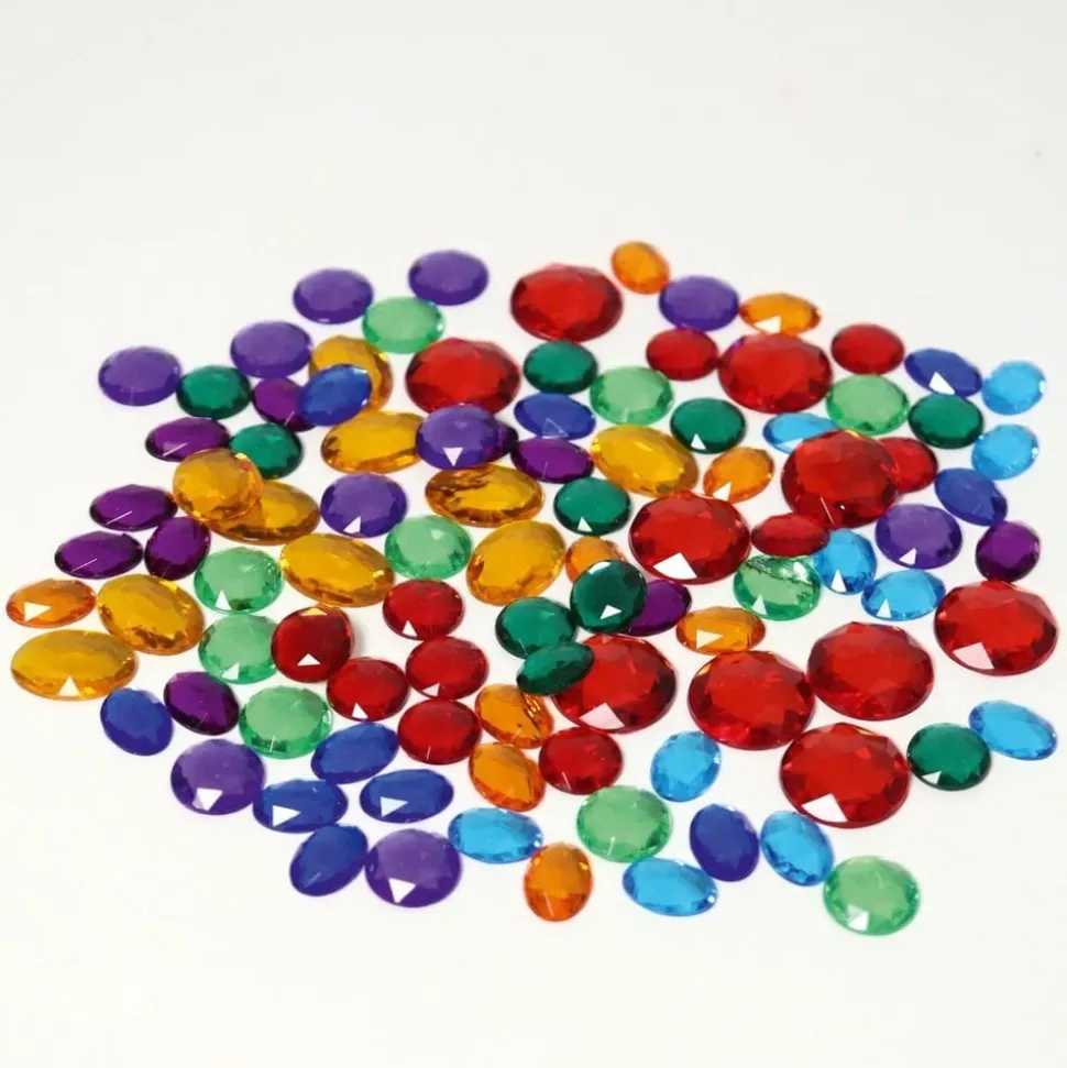 Grimm's | 100 Small Acrylic Glitter Stones