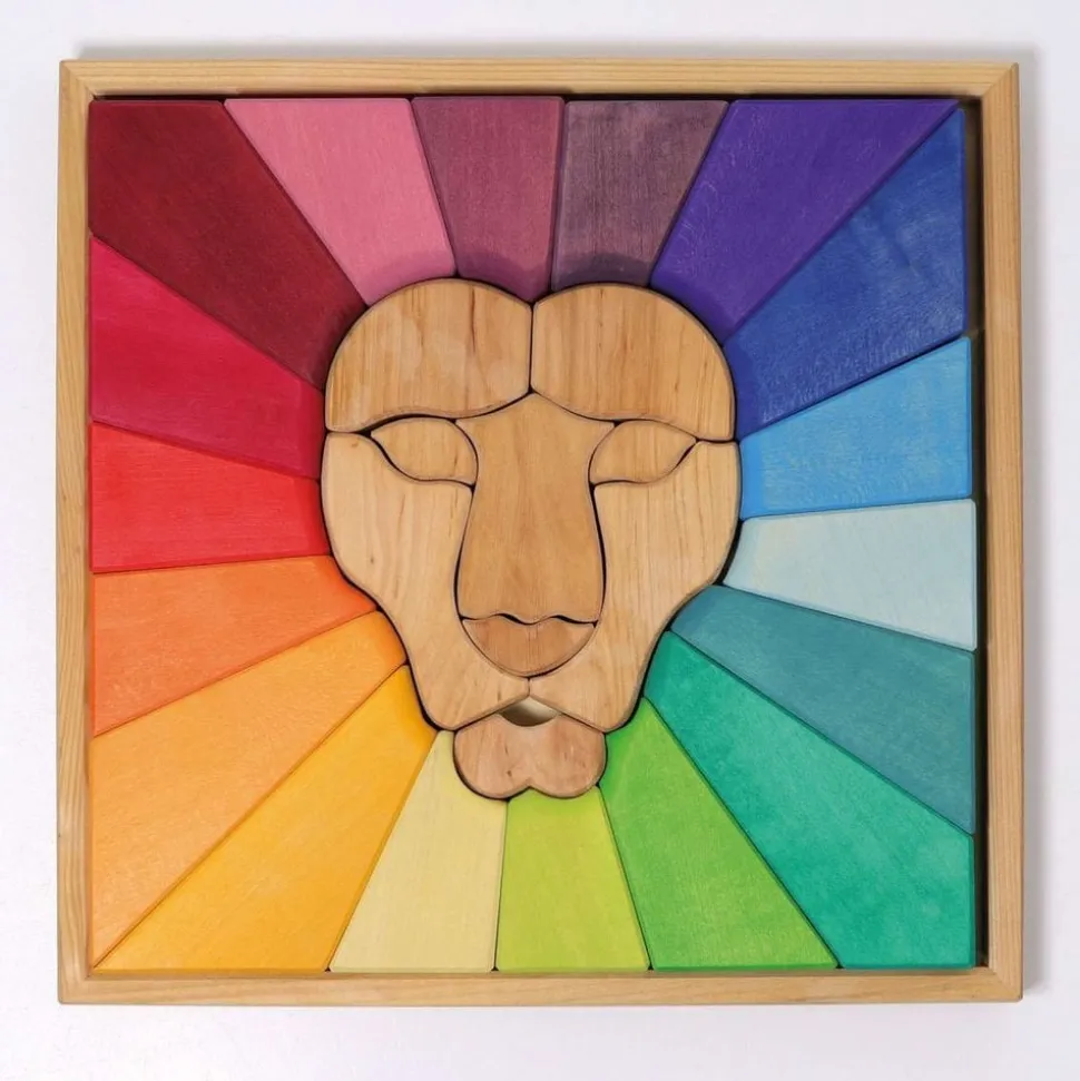 Grimm's | Building Set Rainbow Lion