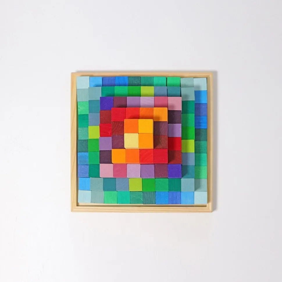 Grimm's | Small stepped Pyramid | 100 pieces