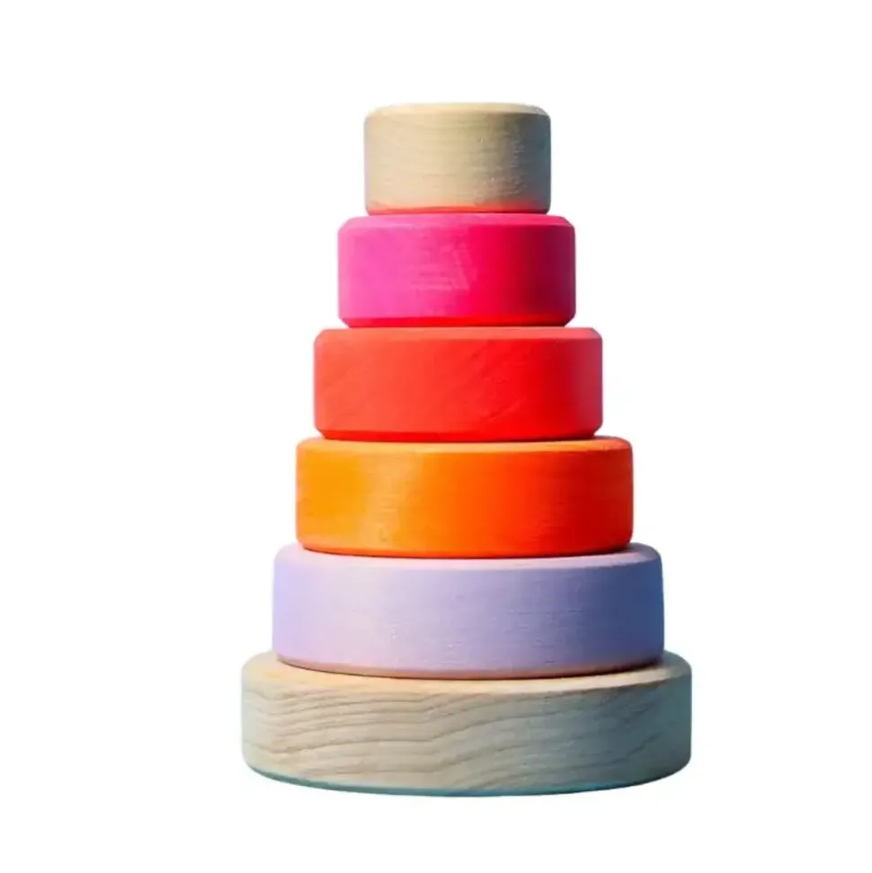 Grimm's | Stapeltoren small | Neon Roze