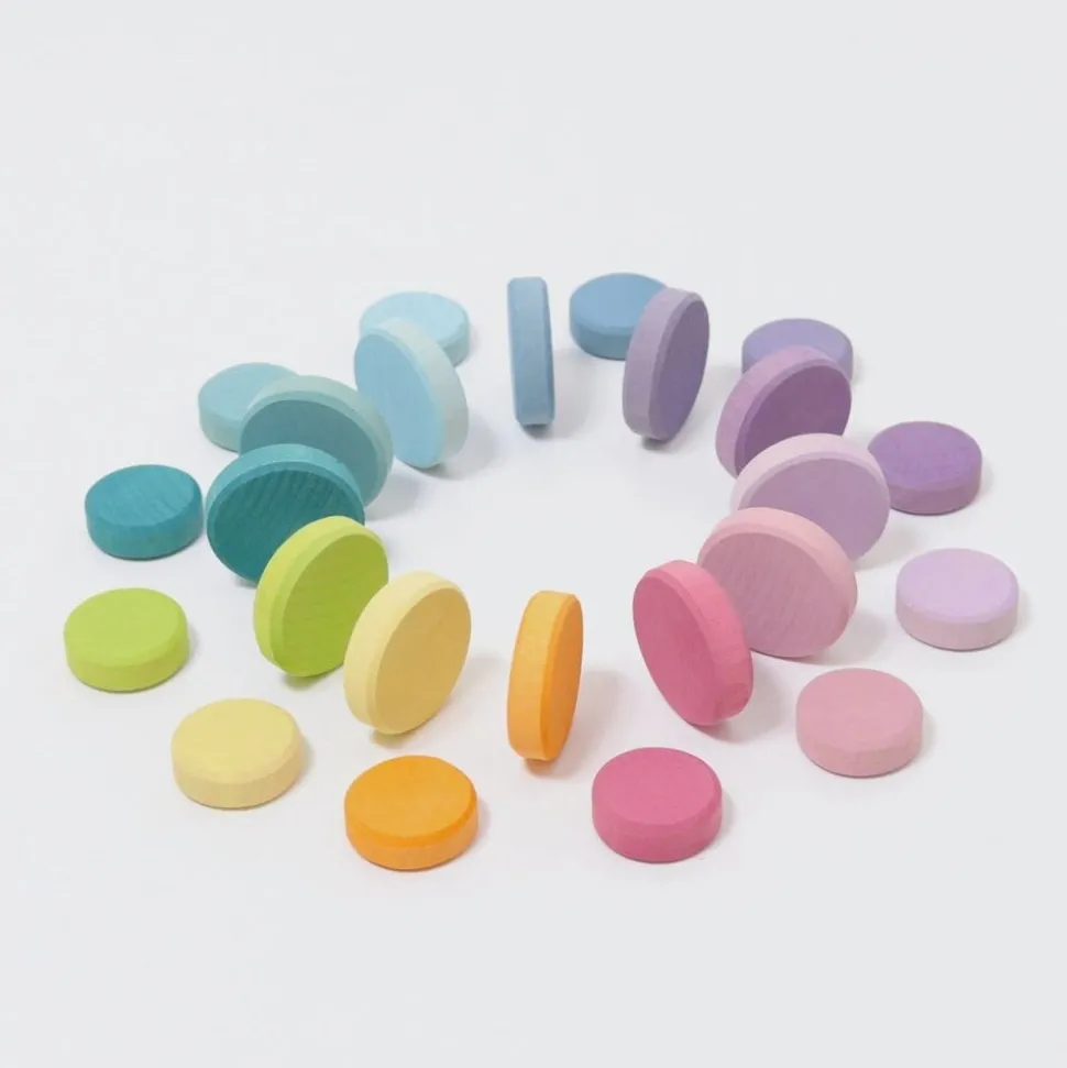 Grimm's | Wooden Pastel Coins