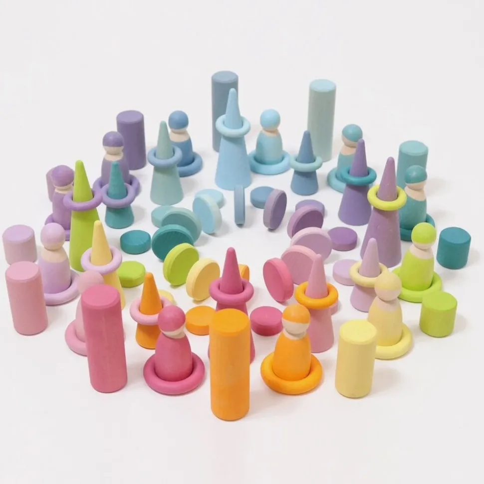 Grimm's | Wooden Pastel Coins