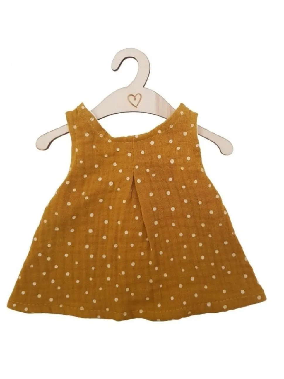Hollie | Poppen jurkje orche dots