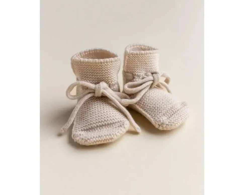 Hvid | Booties Cream 0-9M