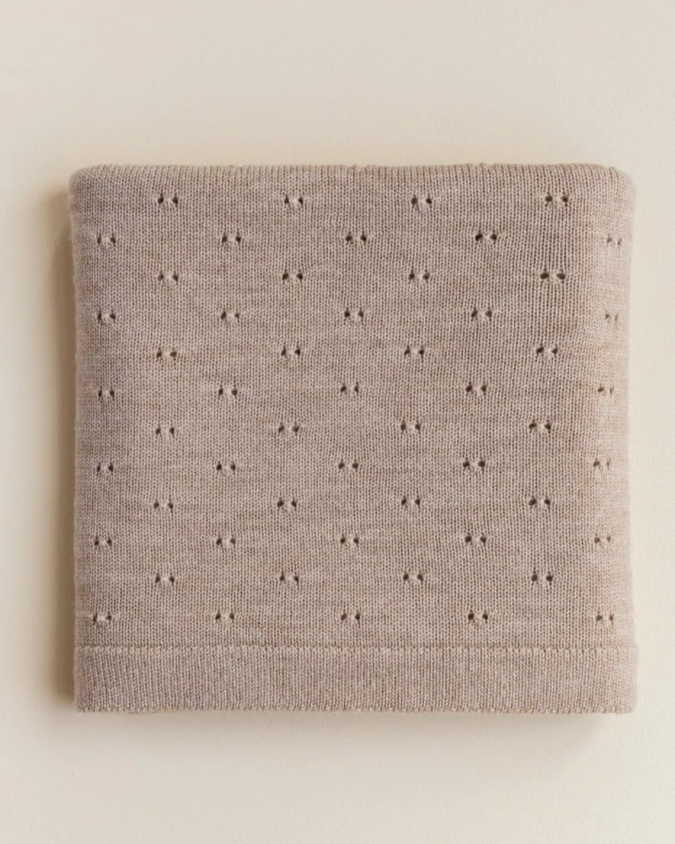 Hvid | Blanket Bibi | Sand