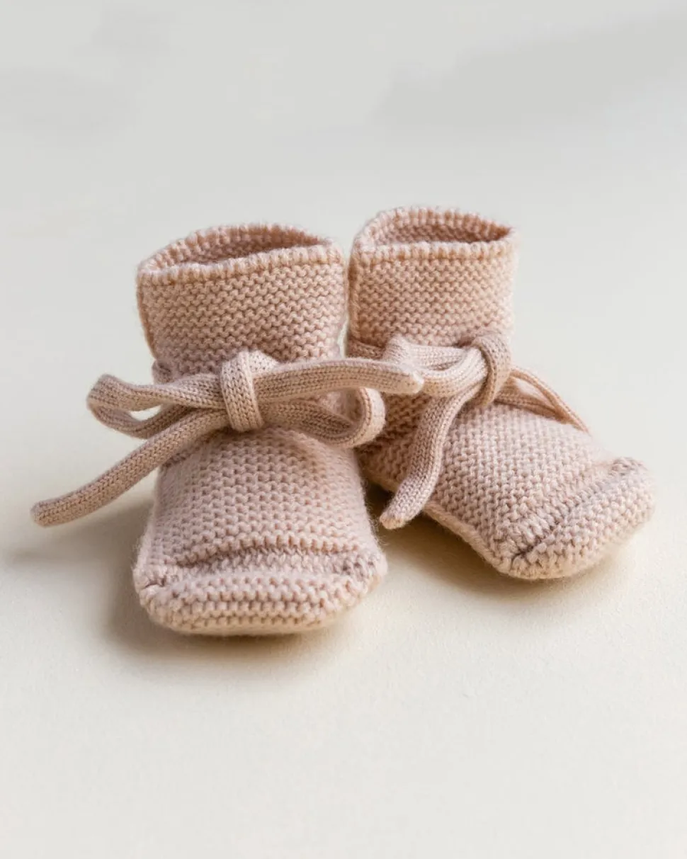 Hvid | Booties | Apricot 0-9 months