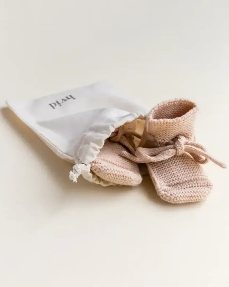 Hvid | Booties Apricot | 9-15M
