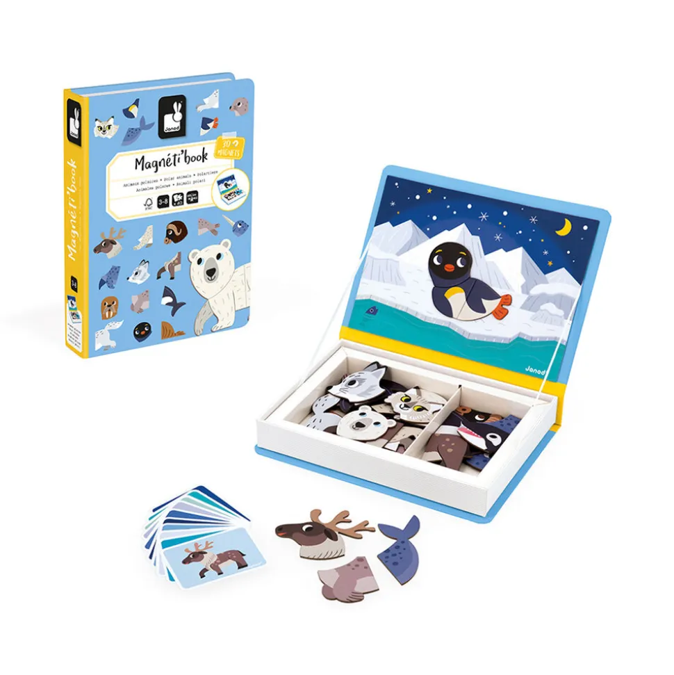 Janod | Magnetibook – Pooldieren