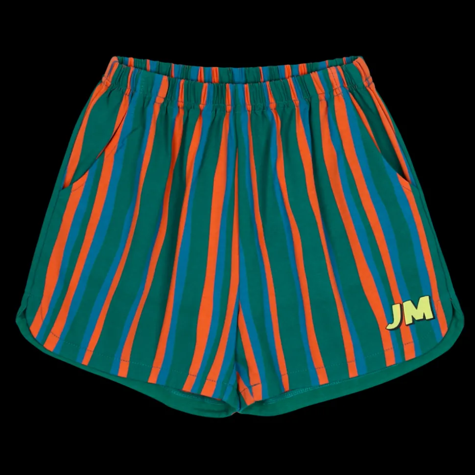 Jelly Mallow | JM Striped Shorts | Green
