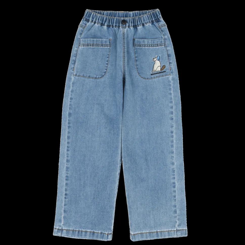Jelly Mallow | Mr.dog Denim Pants | Light Denim