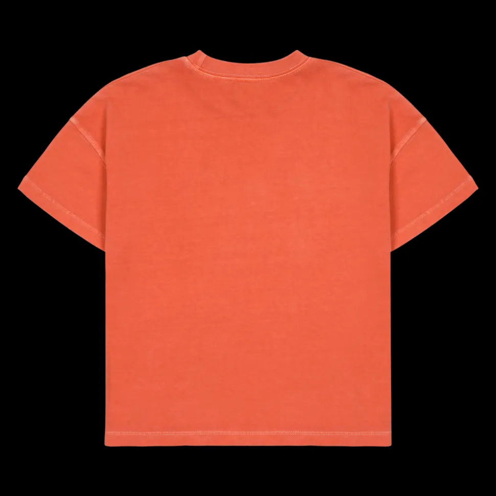 Jelly Mallow | Tomato Pigment T-Shirt Orange | Orange