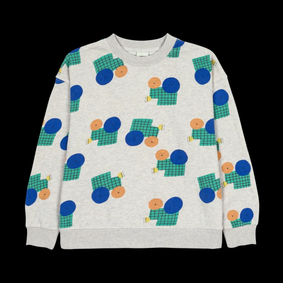 Jelly Mallow | Tractor Sweatshirt | Oatmeal