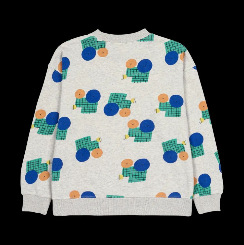 Jelly Mallow | Tractor Sweatshirt | Oatmeal