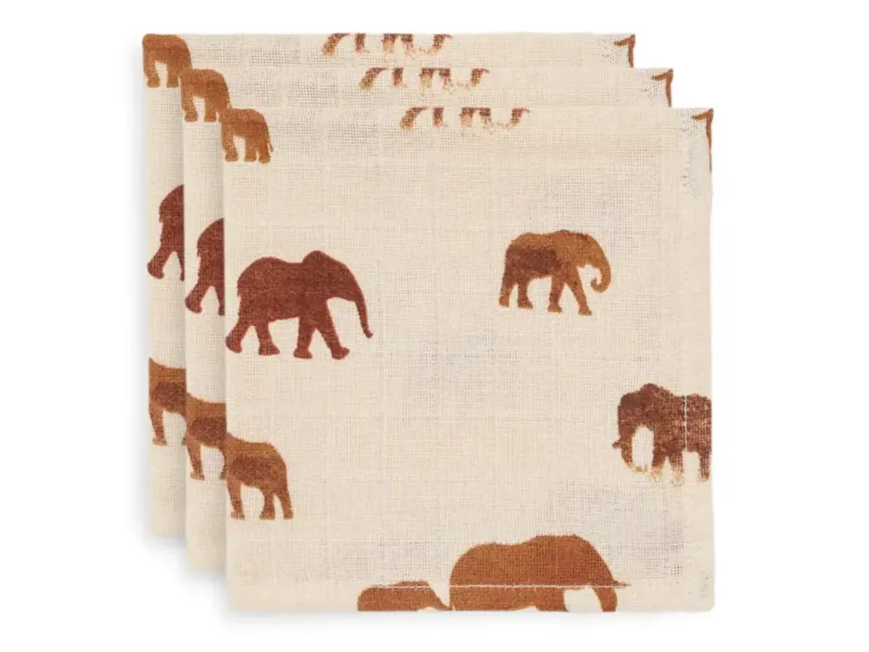 Jollein | Monddoekje Hydrofiel | Savannah (3pack)