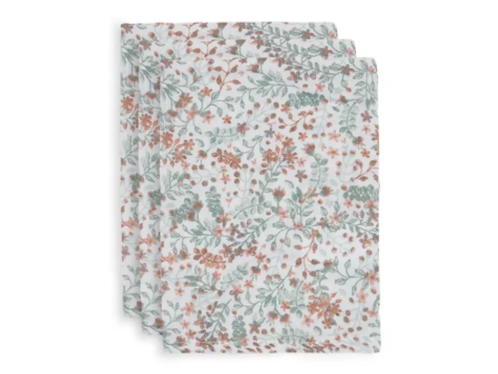Jollein | Hydrofiel washandje 3 pack | Bloom