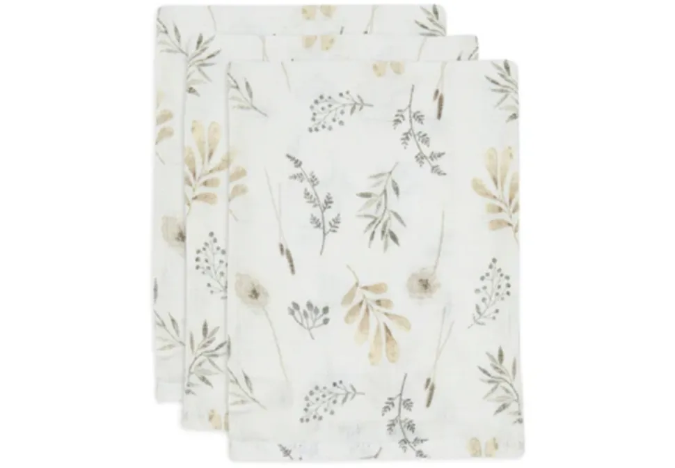 Jollein | Hydrofiel washandje 3 pack | Wild Flowers